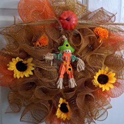 Autumn Mesh Wreath Making Workshop