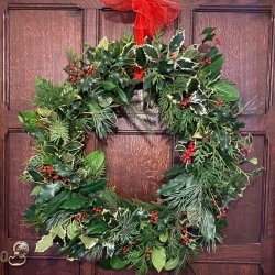 Christmas door wreath