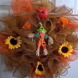 Autumn Mesh Wreath Making Workshop