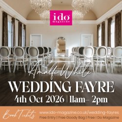 Amalfi White wedding fayre graphic 4th october 2026