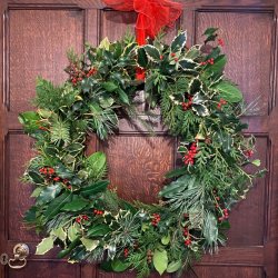 Christmas door wreath