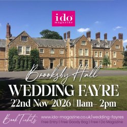 Brooksby Hall wedding fayre graphic 22nd November 2026