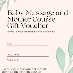 a photo of the gift voucher with plant details