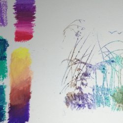 Oil pastels - more versatile than you might think, with Jackie Cox