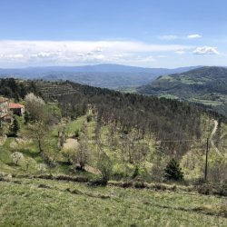 Panoramic view of the hills near Roccaverano