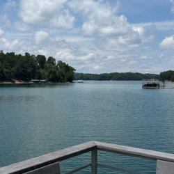 The view from the Clark dock on Lake Lanier