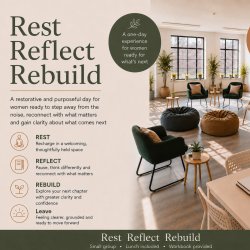 Resting Powerhouse - A One-Day Experience for Women Rethinking Work & What Comes Next. Rest Reflect Rebuild.