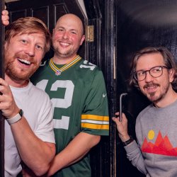 The hosts of the podcast
