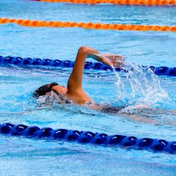 Photo of a swimmer