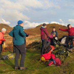 Nature Connection CPD workshop participants on a break
