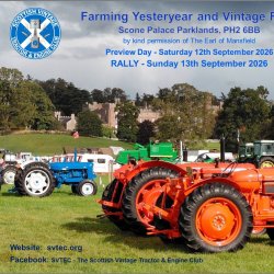 Farming Yesteryear & Vintage Rally - ADMISSION - SVTEC MEMBERS ONLY