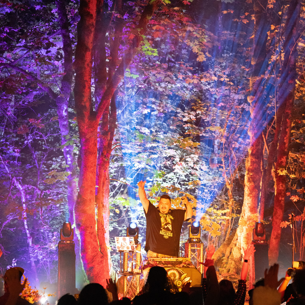 DJ Big Rez on the Saloon Stage 2024
