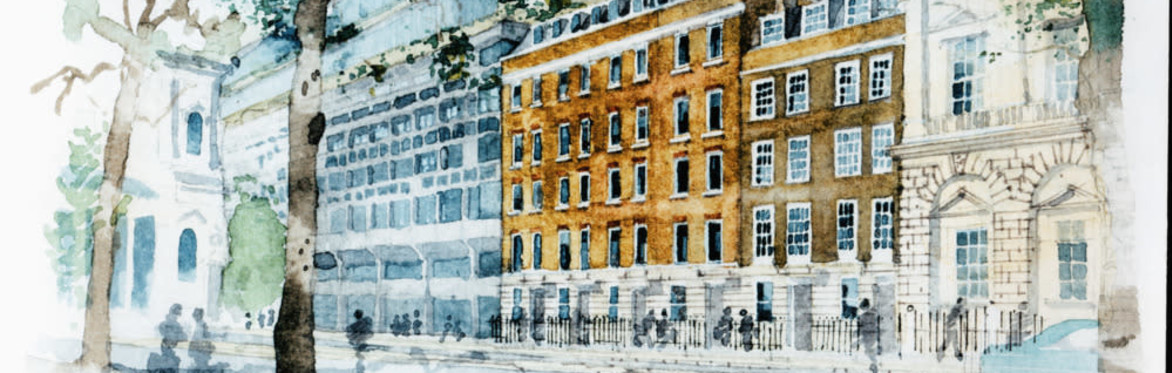 Watercolour of Strand Building
