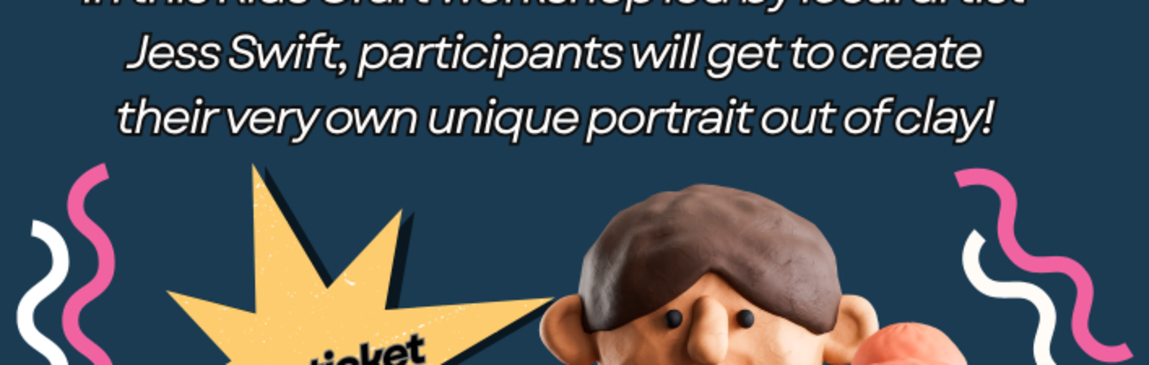 Kids Clay Portraits Workshop