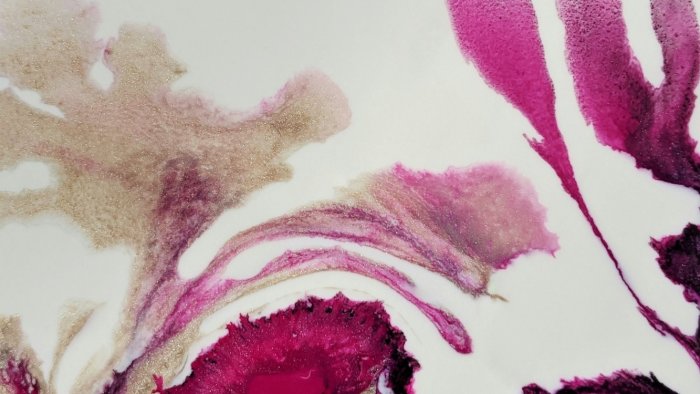 Botanical watercolor from a workshop