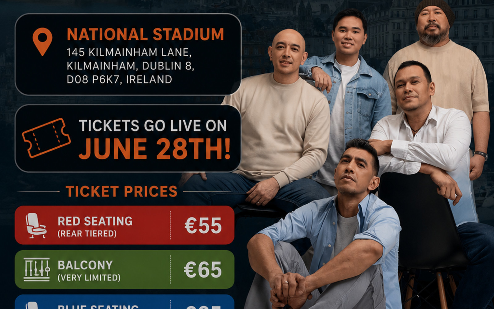 Southborder Concert Live in Dublin