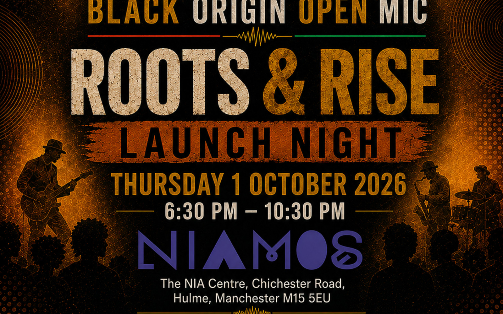 B.O.O.M! Launch Night - Roots & Rise 1st Oct
