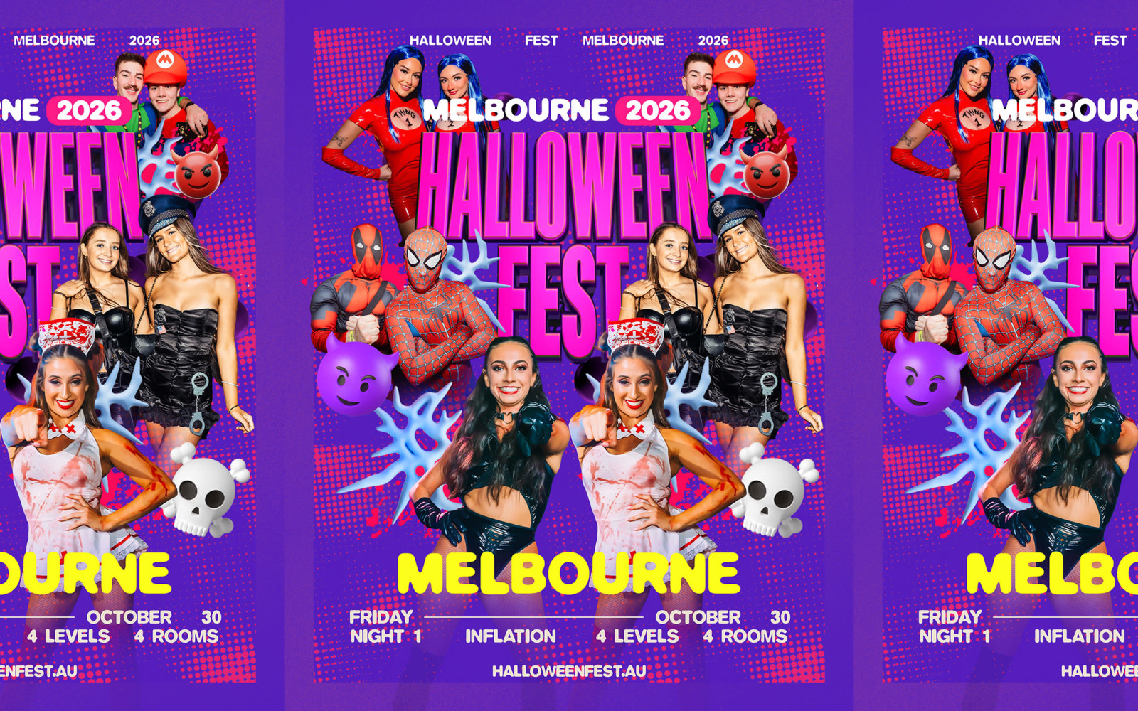 Halloweenfest Melbourne 2026 | Night 1 → Friday 30th October