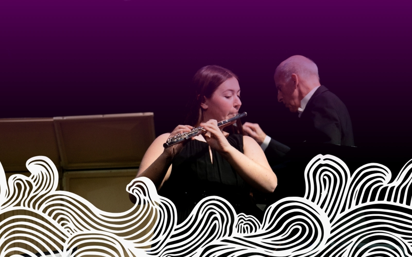 female flute soloist with IVSO
