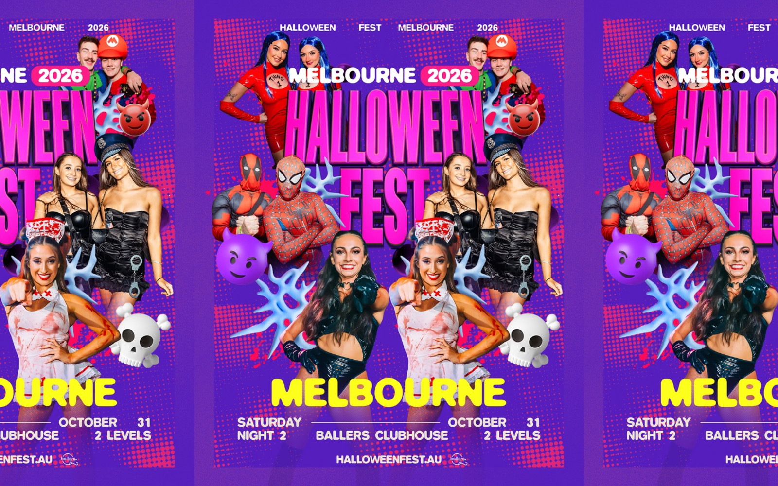 Halloweenfest Melbourne 2026 | Night 2 → Saturday 31 October