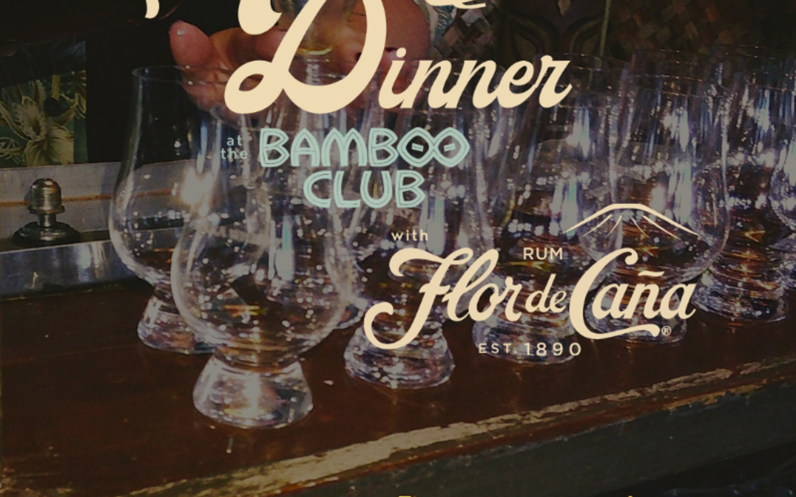 Rum Tasting Dinner with Flor De Caña