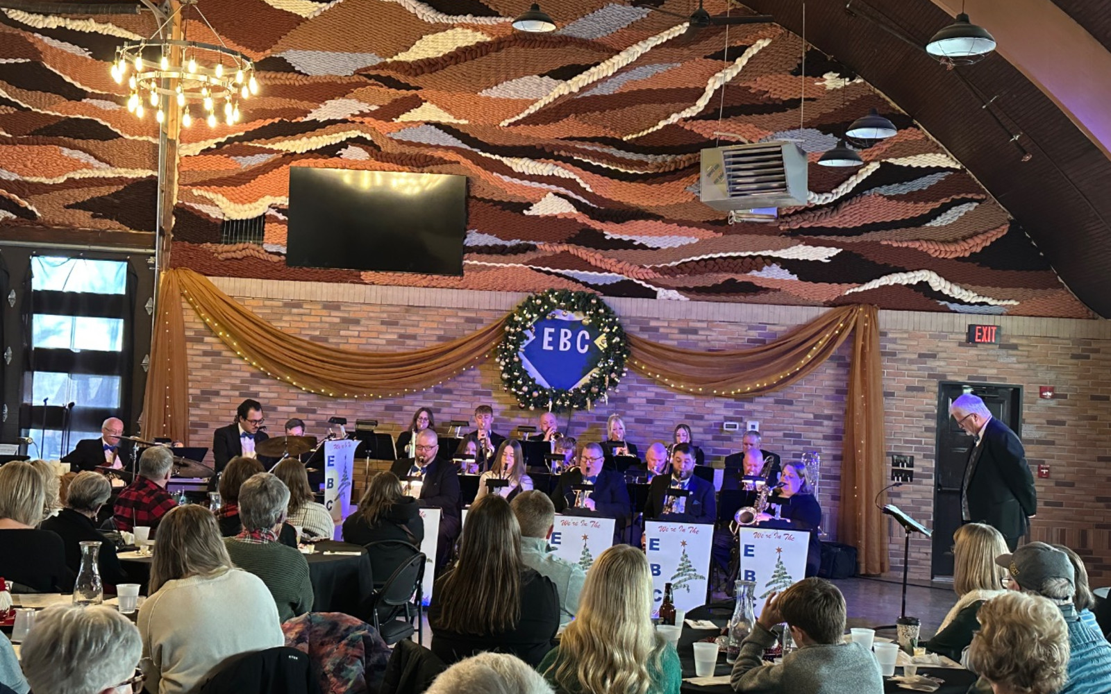 ebc band playing in the event center