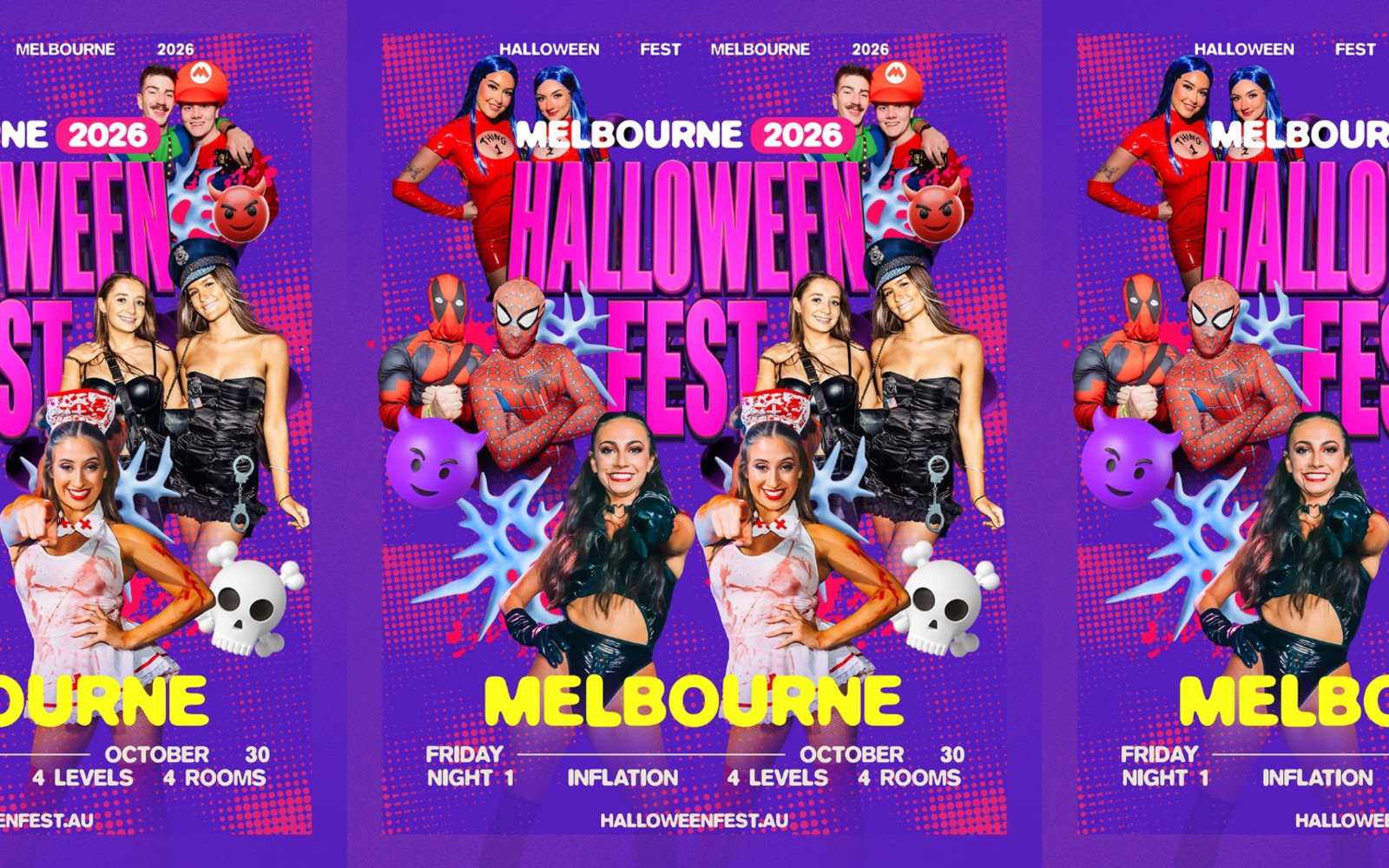 Halloweenfest Melbourne 2026 | Night 1 → Friday 30th October