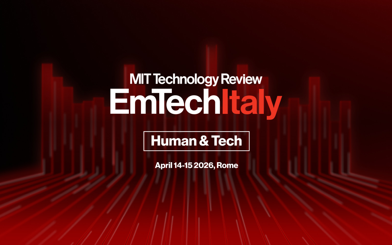 EmTech Italy 2026 - Invitation
