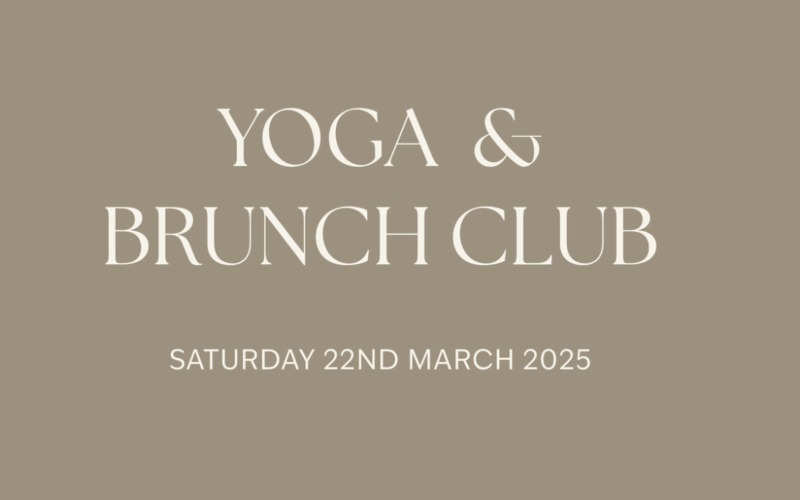 Yoga & Brunch Club
