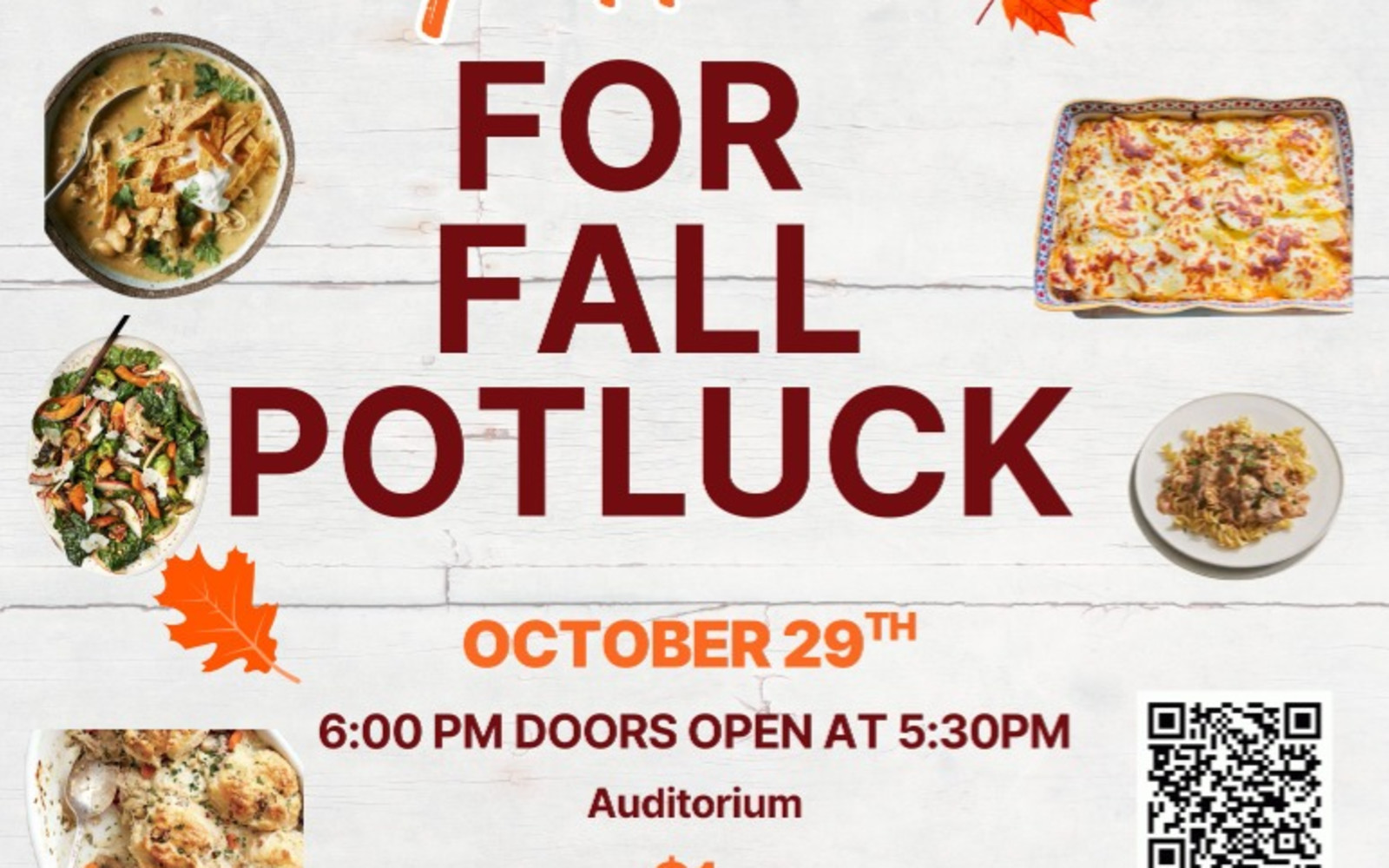 Buy tickets – Fallin For Fall Potluck AUDITORIUM – Sunland Springs ...