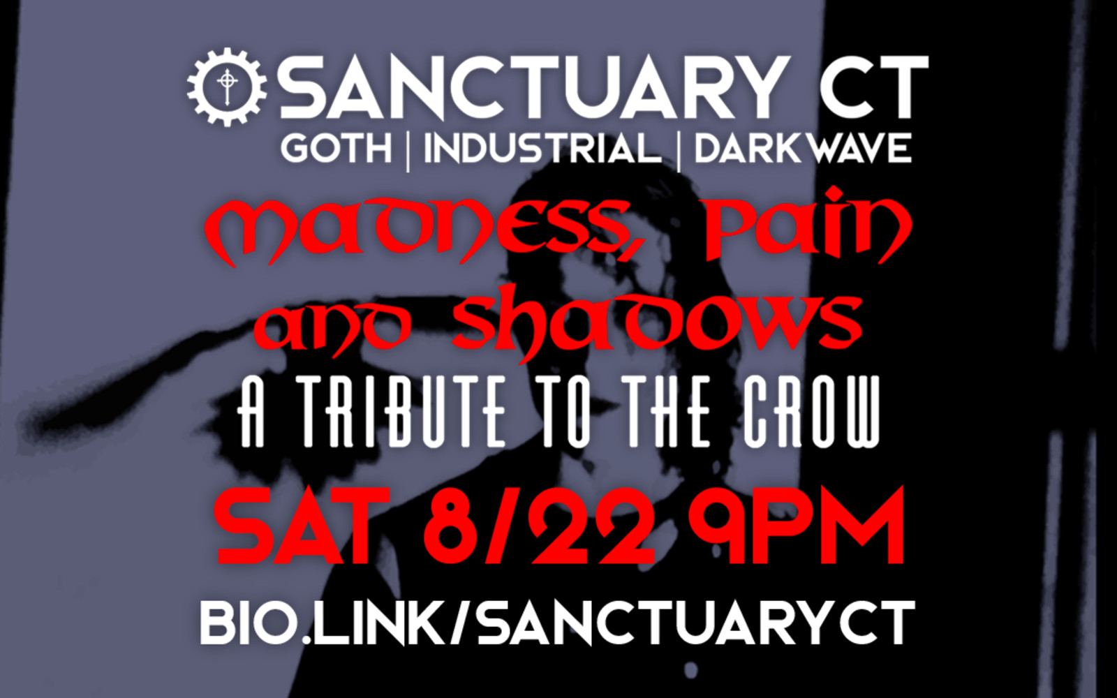 SANCTUARY CT - MADNESS, PAIN AND SHADOWS: A TRIBUTE TO THE CROW