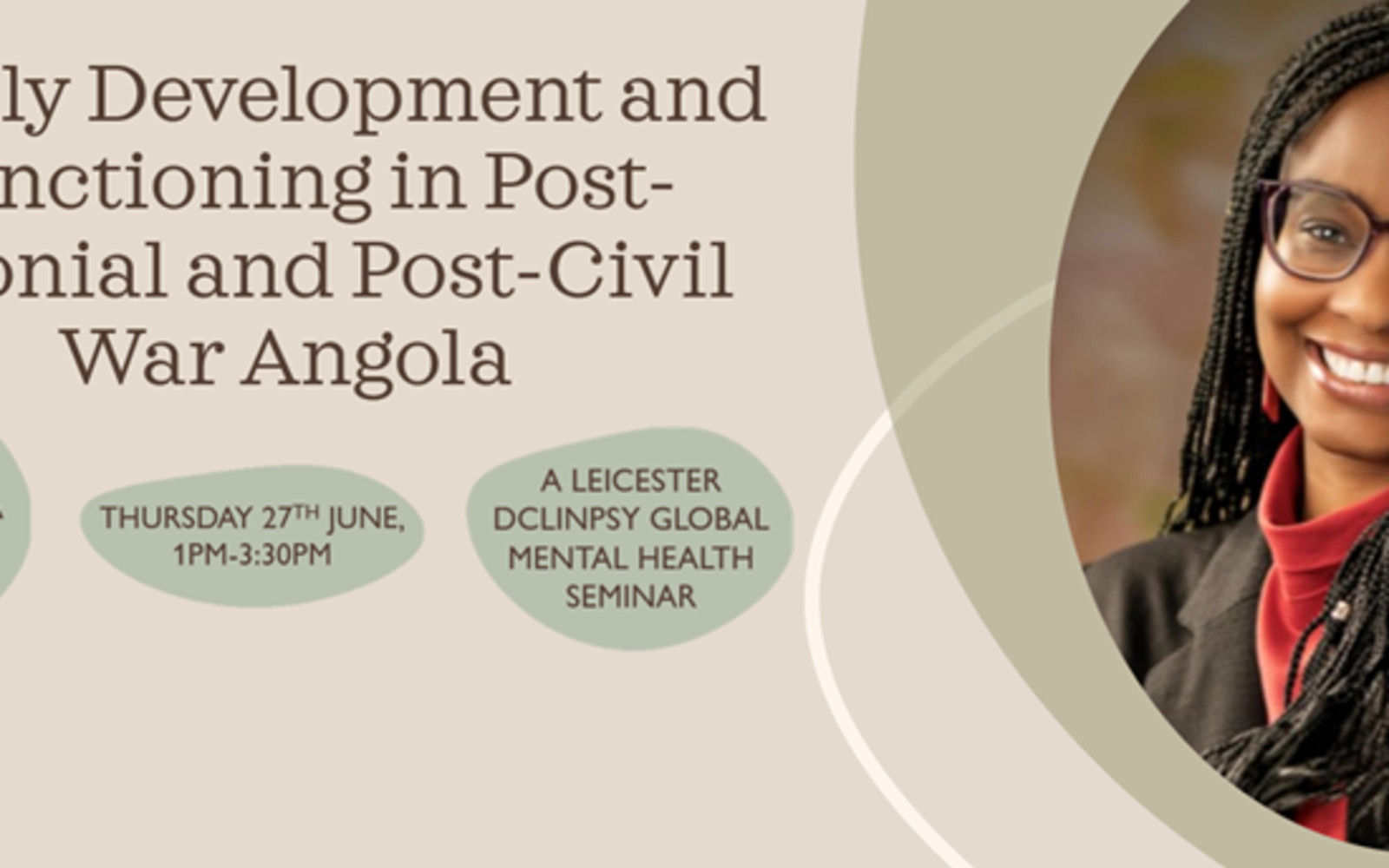 Family Development and Functioning in Post-Colonial and Post-Civil War Angola - a Global Mental Health Seminar