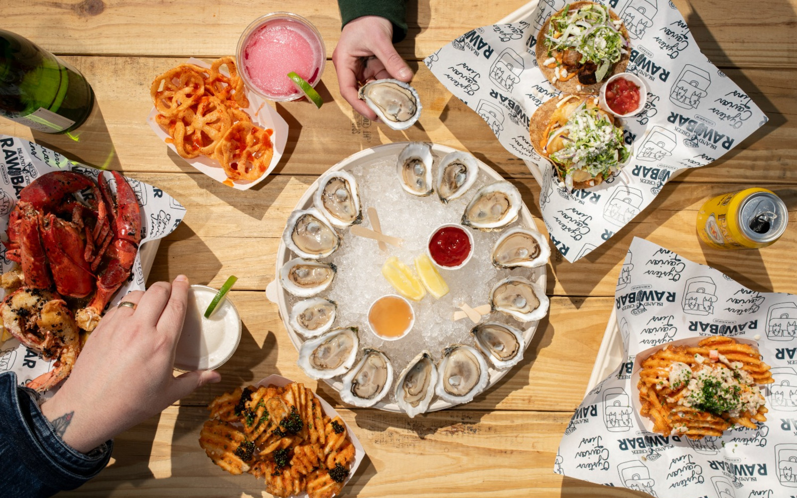 Island Creek Raw Bar in the Seaport Supper Club