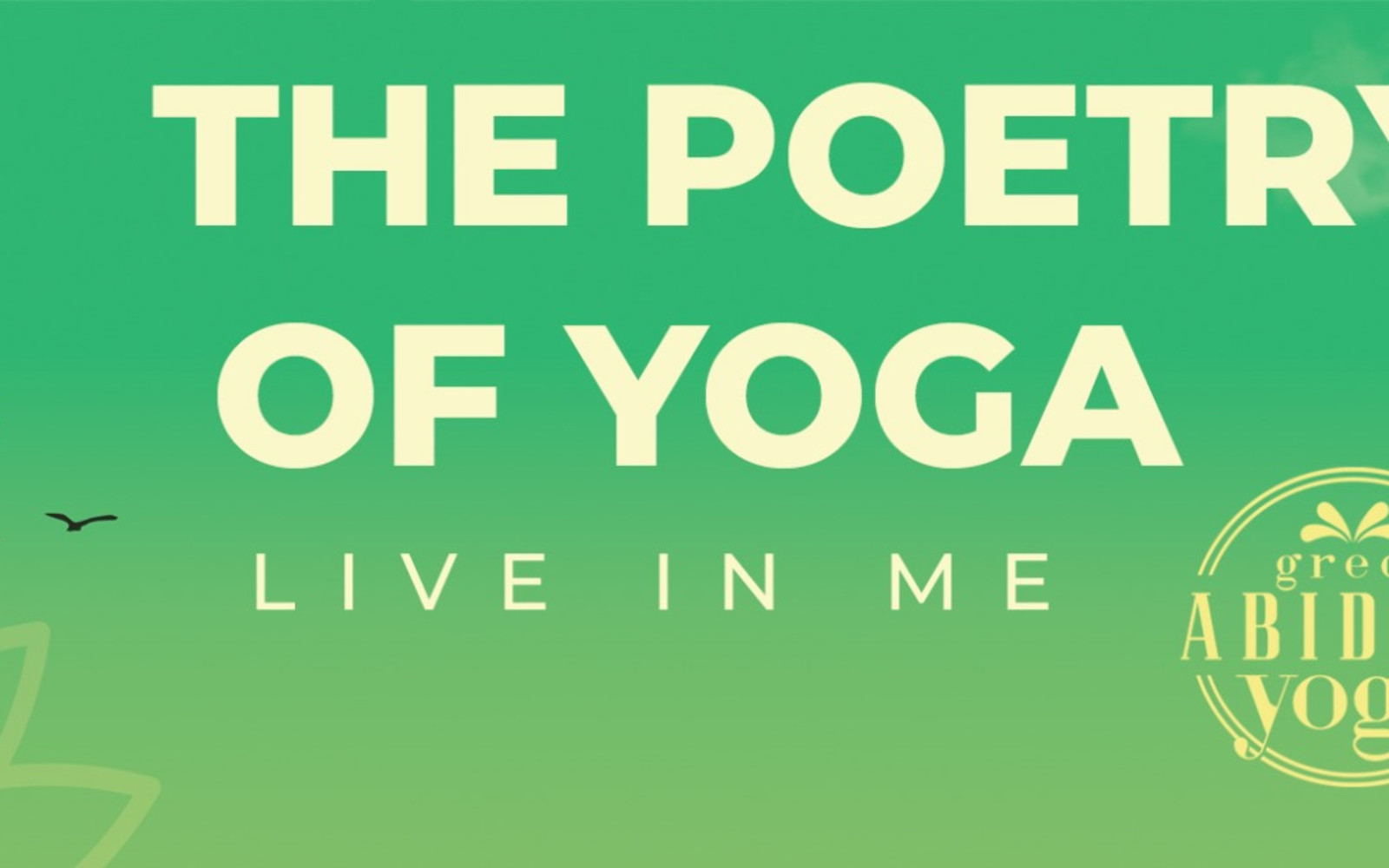 The Poetry of Yoga Wellness Social
