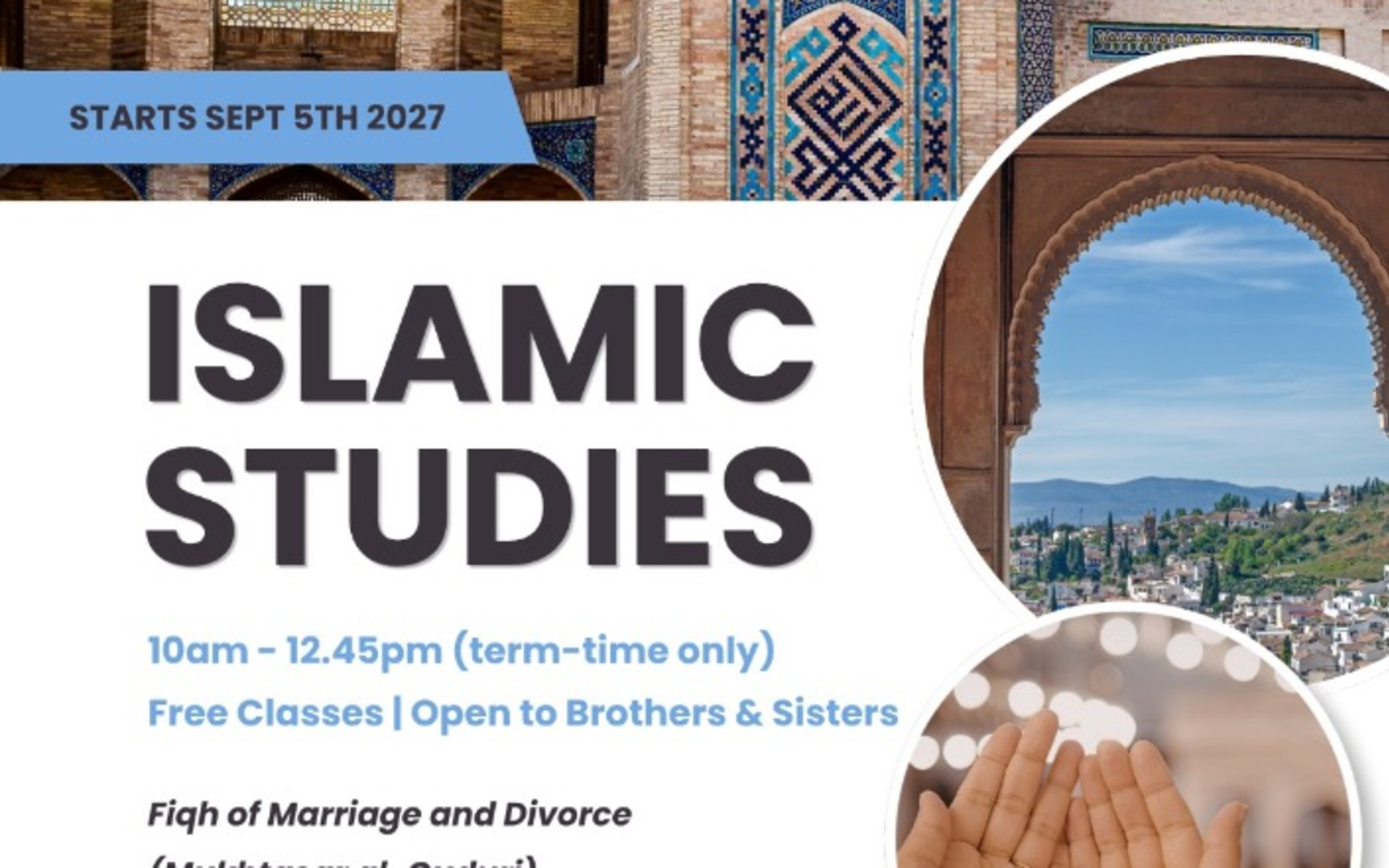 Islamic Studies 2026-27