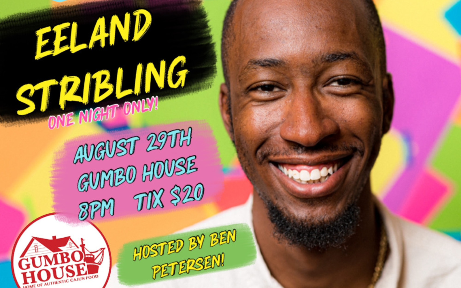 Eeland Stribling LIVE at The Gumbo House