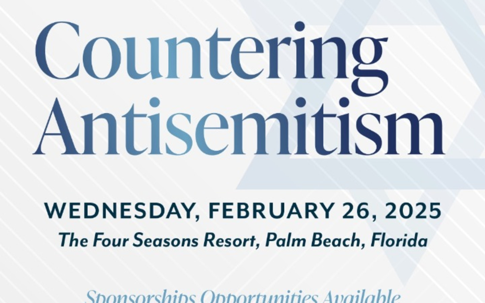 Countering Antisemitism Summit 2025