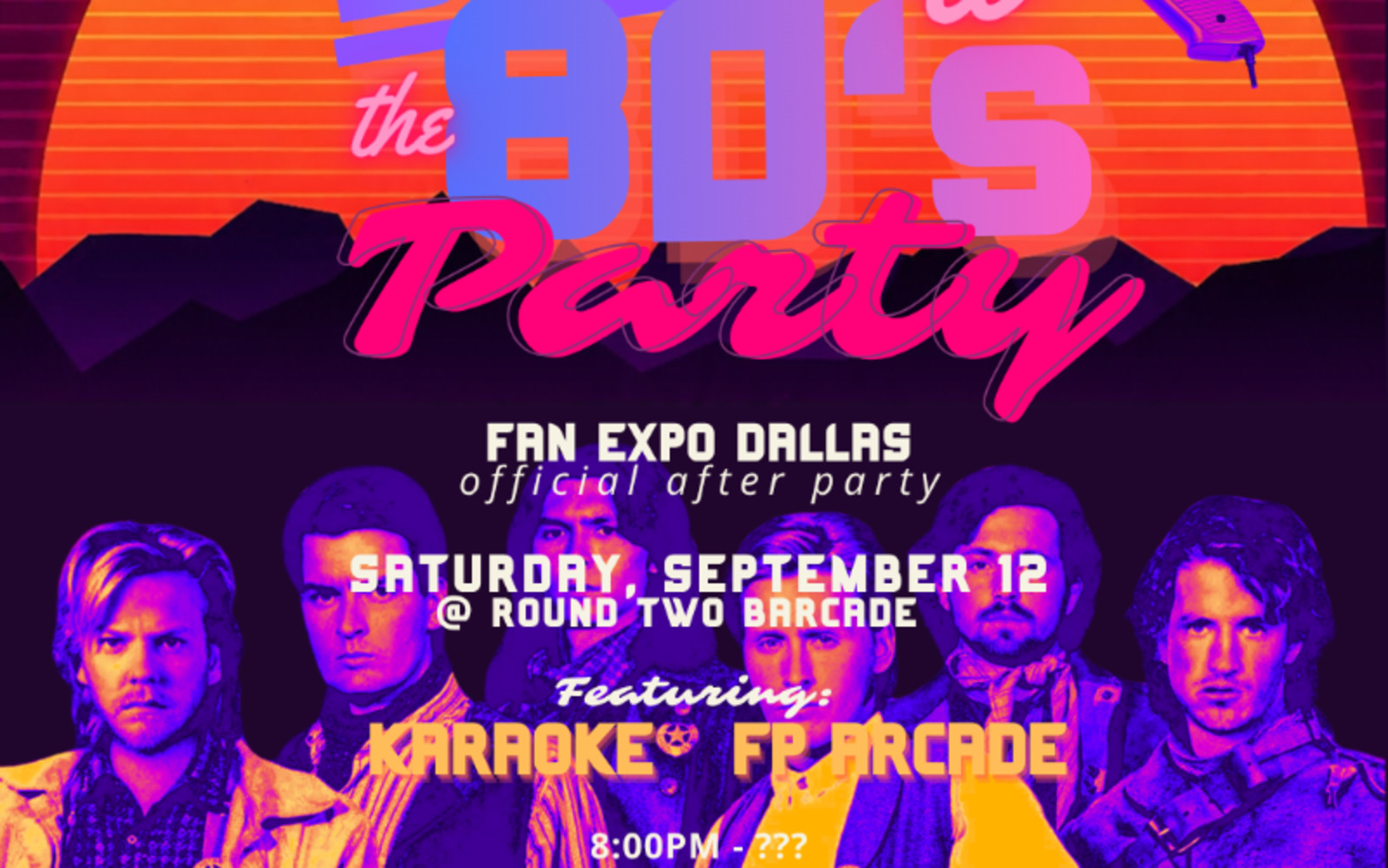 Retro Rewind: Back to the '80s - the official FAN EXPO Dallas 2026 After Party