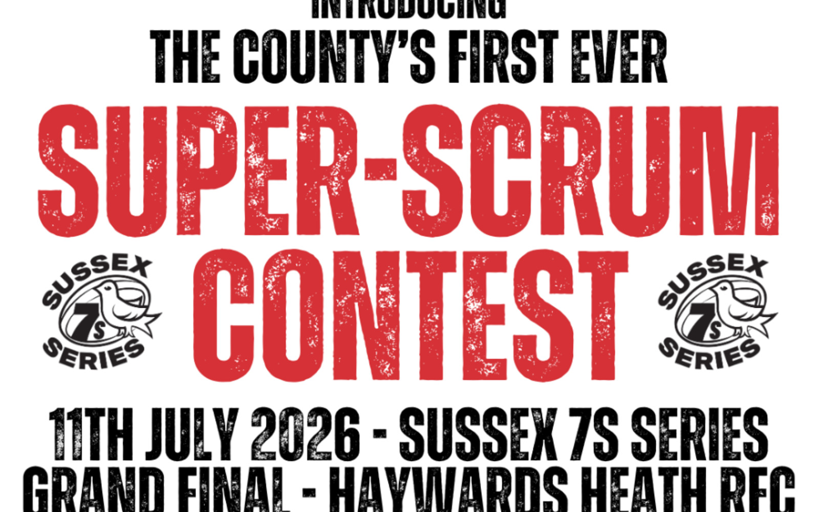 TEAM ENTRY - SUPER SCRUM CONTEST (Sussex 7s Series 2026)