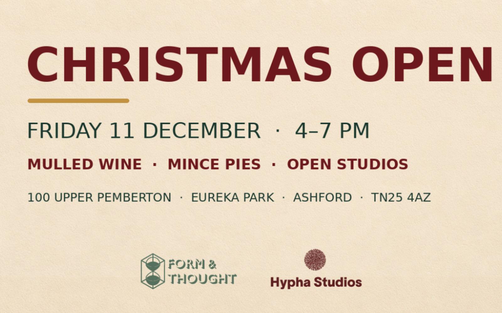 Christmas Open - Form&Thought