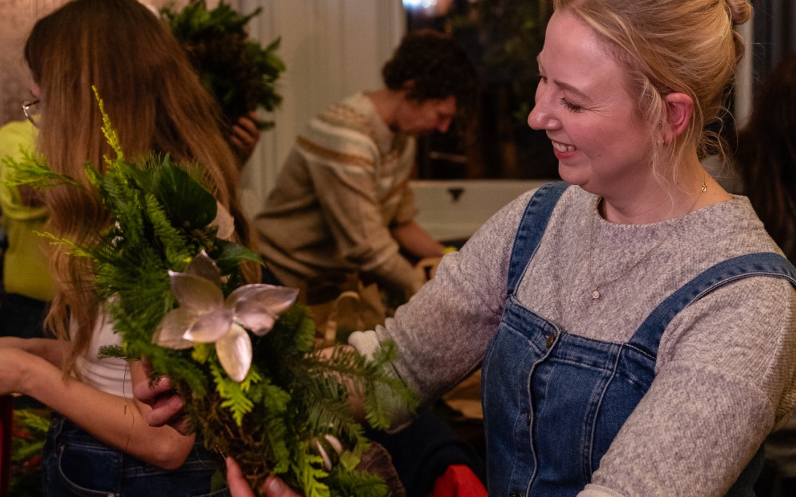 Luxury Christmas Wreath Workshop at Blyth Hall (Afternoon)