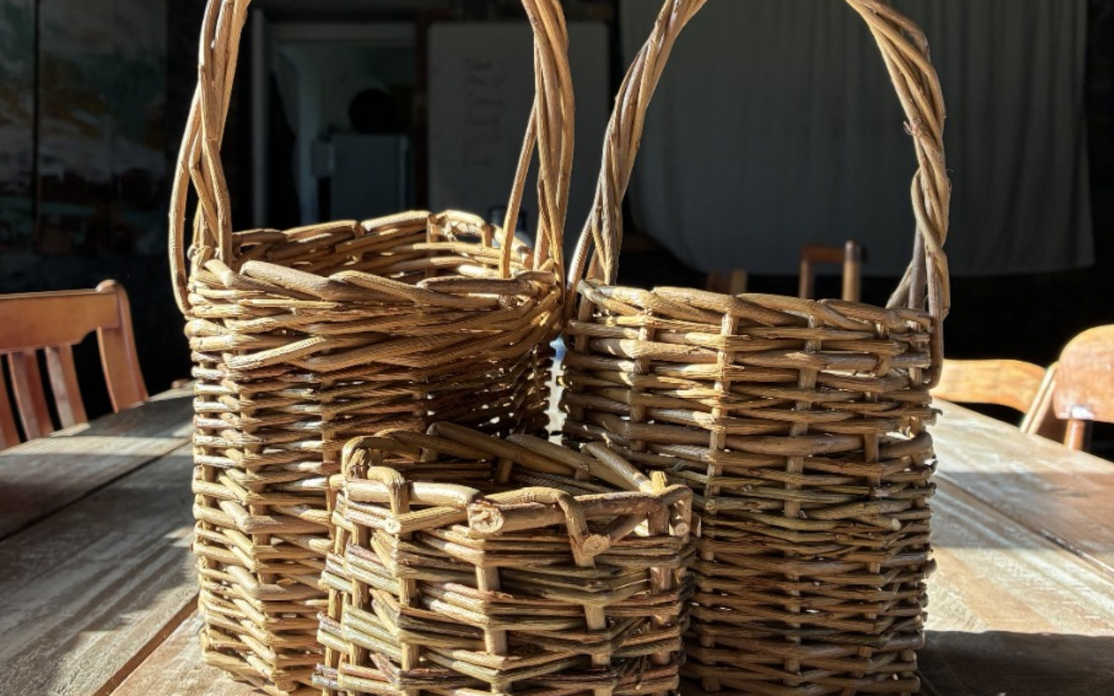 Tuesday evening weave - Samhain Baskets