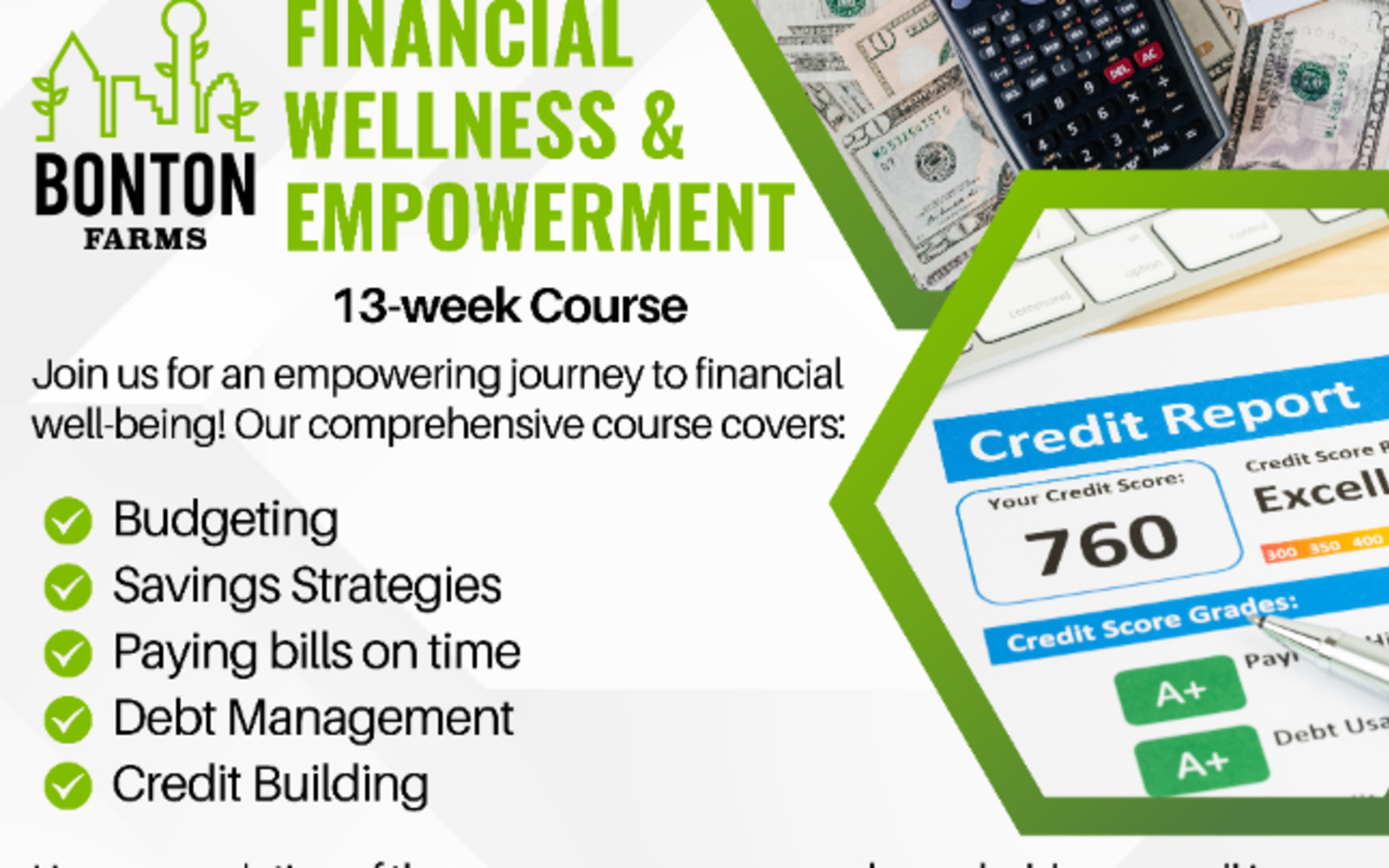 13-week Financial Wellness Class