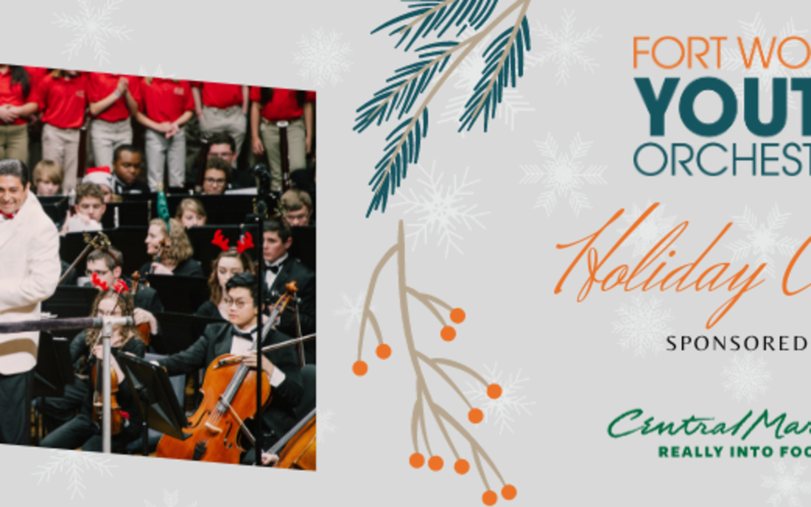 FWYO Holiday Concert Part 3 – The Youth Orchestra with Ballet Frontier and Guest Choirs (Sponsored by Central Market)