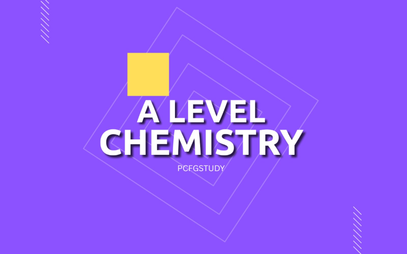 A level Chemistry