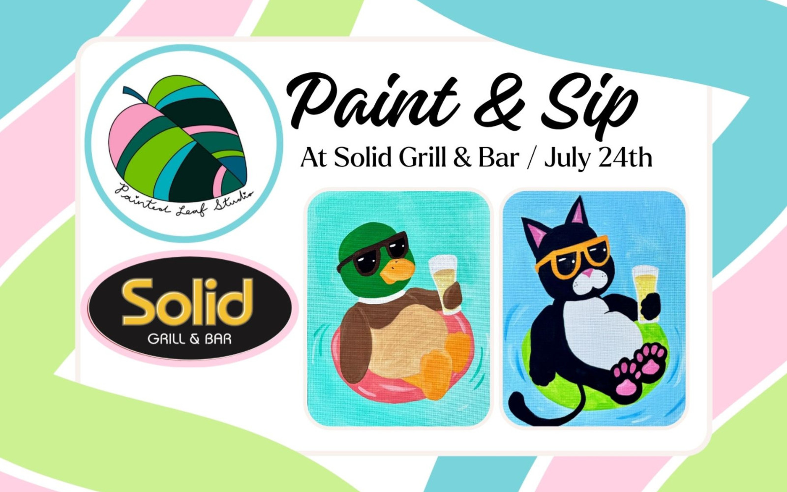 Painting Class at Solid @ Grill & Bar