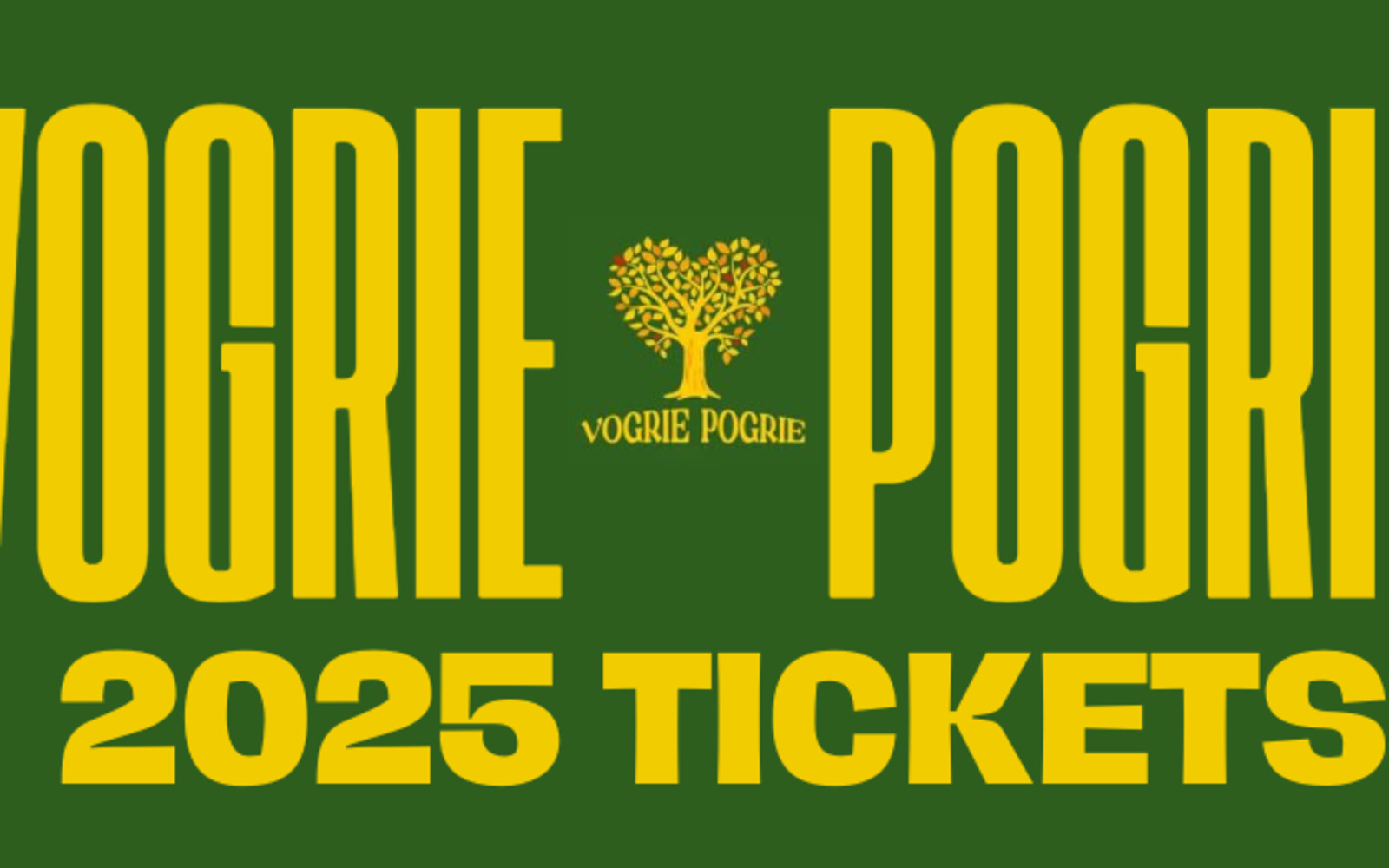 Vogrie Pogrie 2025 Tickets
