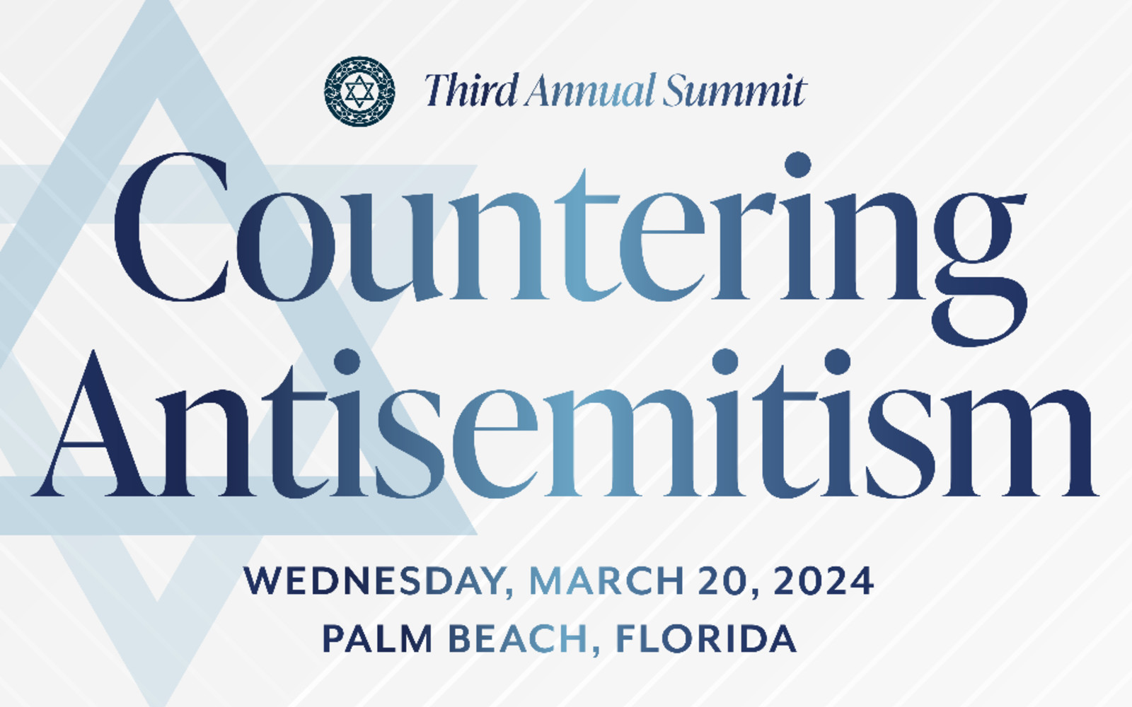 Countering Antisemitism Summit 2024