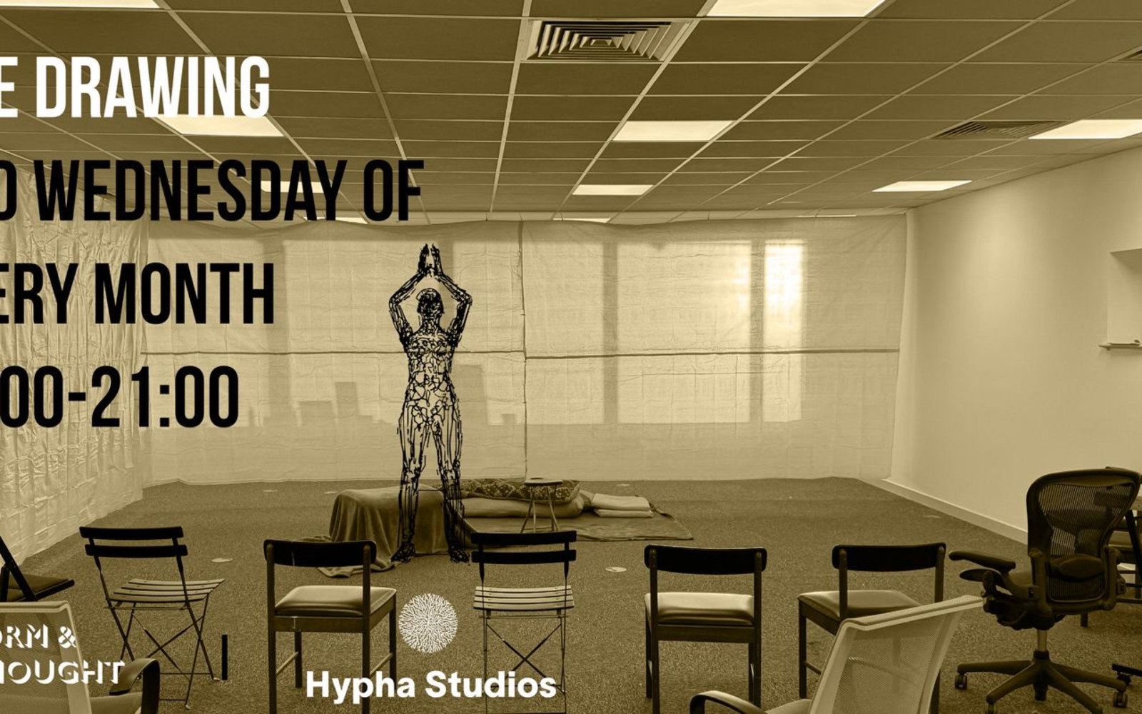 Life Drawing at Hypha Studios - November - Ashford