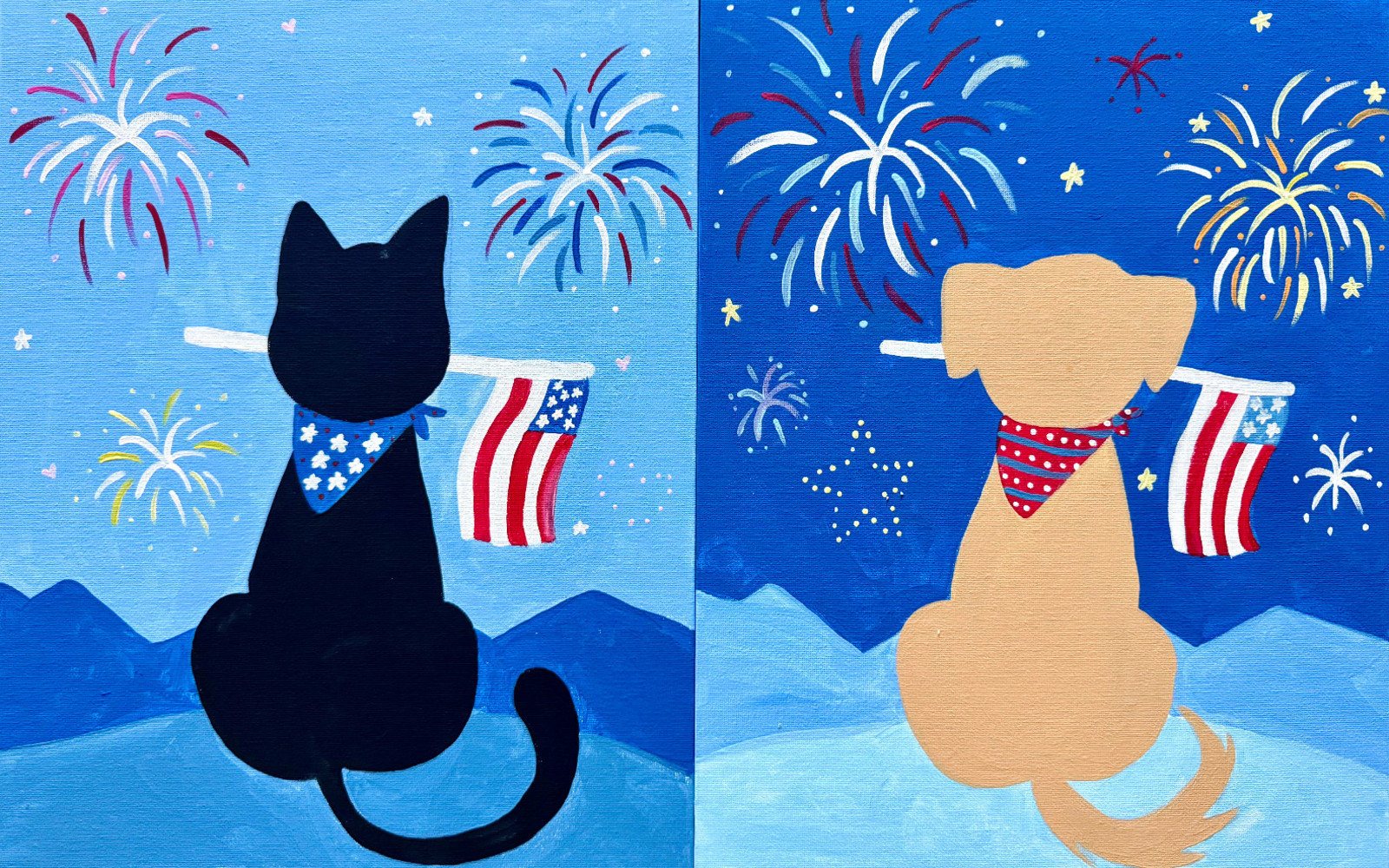 4th of July Pets